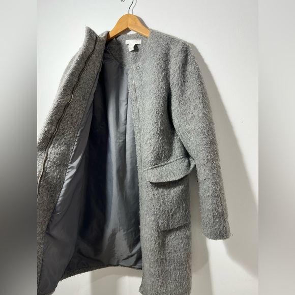 H&M gray coat Size 4 - Picture 2 of 5